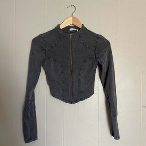Urban Outfitters out from under Dark Gray zip up
